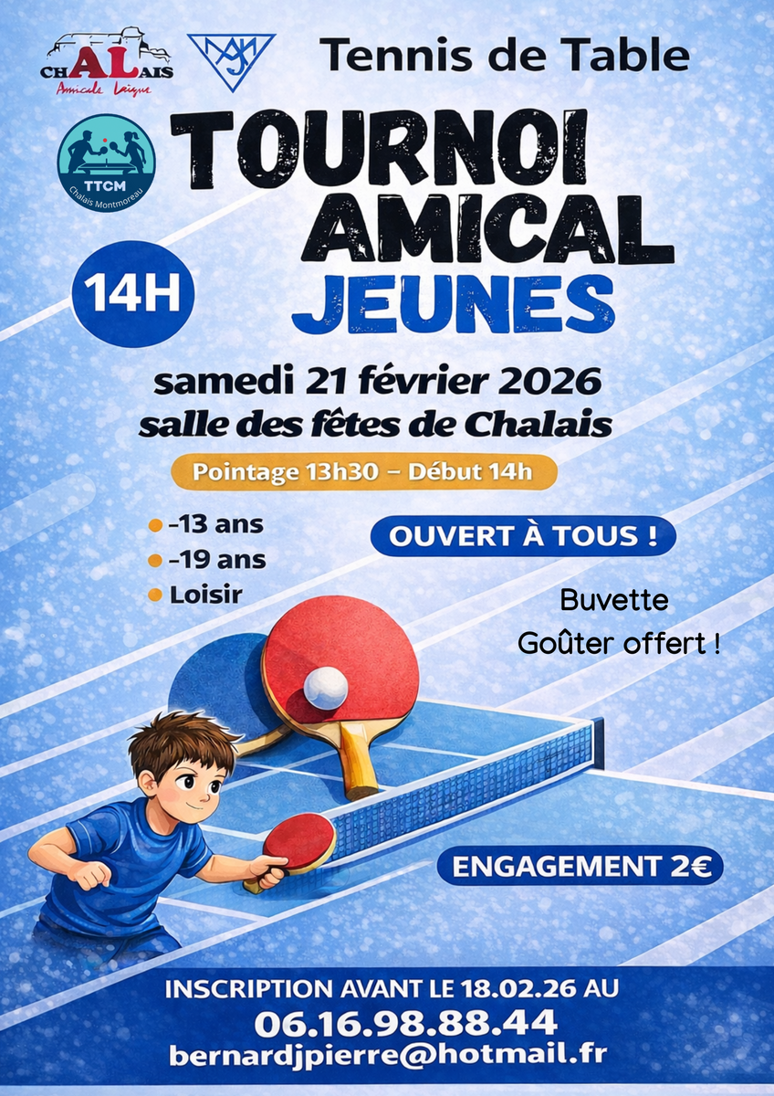 Tournoi Jeunes Chalais