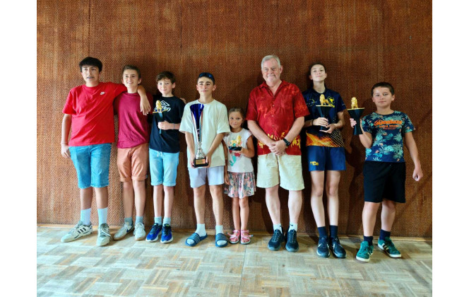 Les jeunes avec le président